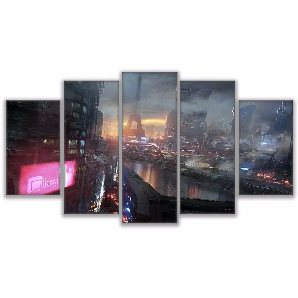 5 самолетов декор для городской комнаты холст художественная картина фото