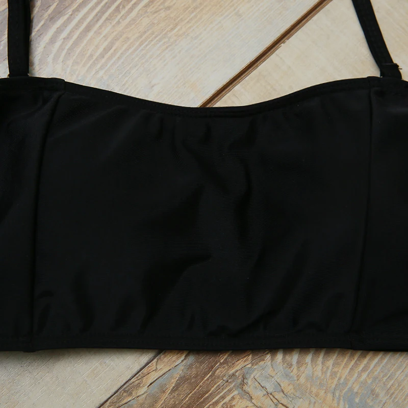 Бикини 2018 бандо Купальники для малышек Для женщин купальник пуш-ап бандаж Одежда