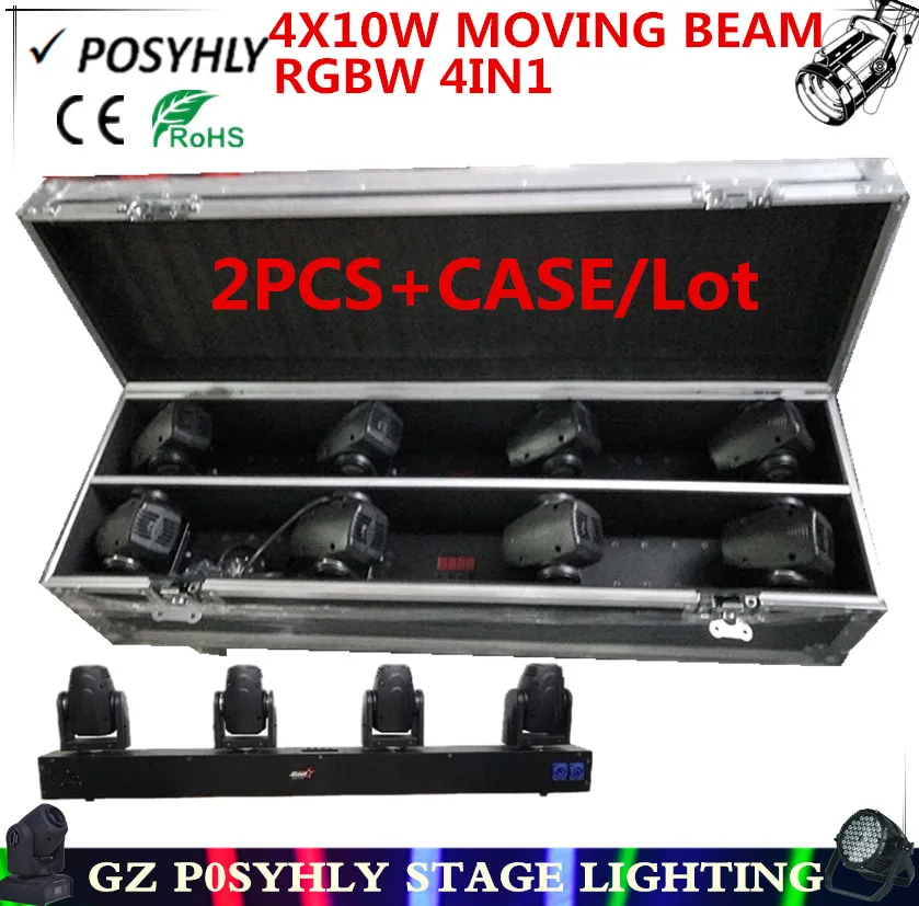 Прожекторы с 4 головками и корпусом для полета RGBW в 1 2 шт.|equipment parking|equipment pointlight speaker