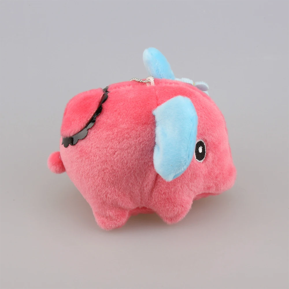 Распродажа два размера милый мультяшный брелок для ключей со слоном кольцо