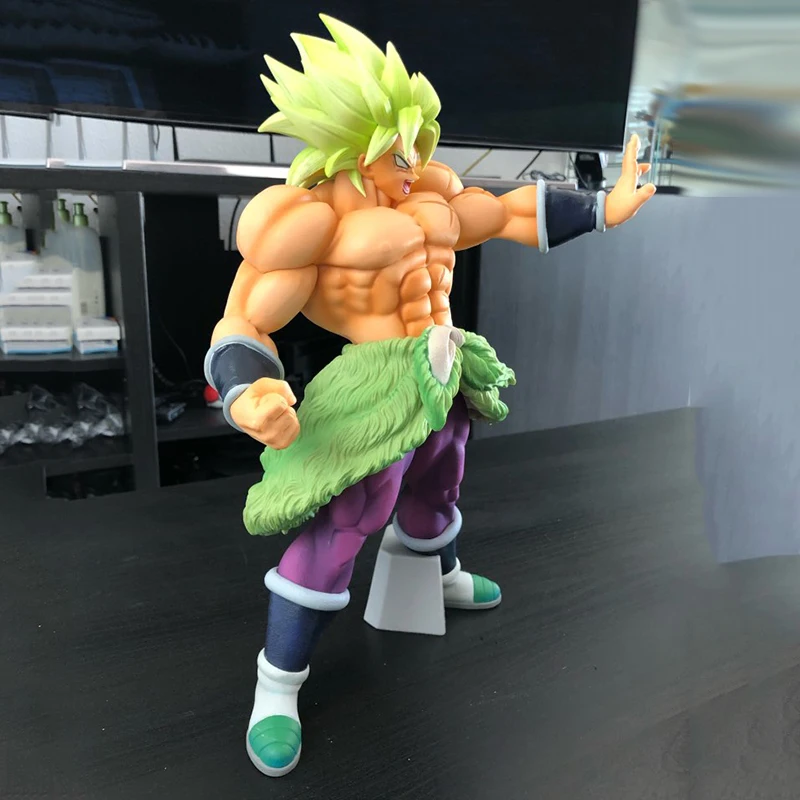 34 см большая Оригинальная фигурка Banpresto Dragon Ball, Супер Saiyan Broly Broli, ПВХ фигурка, модель, игрушки, фильм, фигурка Borly
