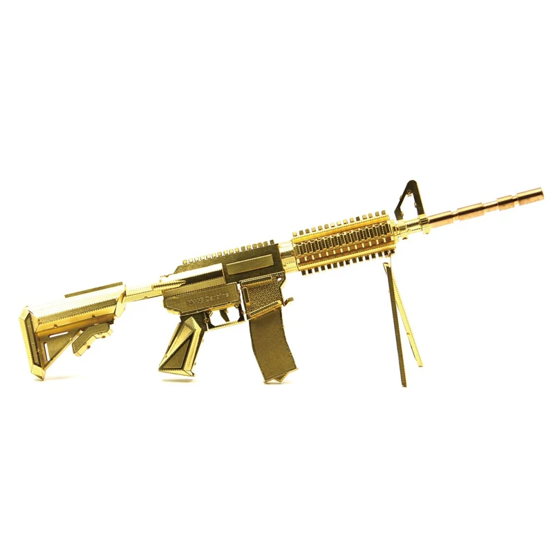 Microworld модели M4A8 карабин пистолет модель DIY лазерная резка головоломка