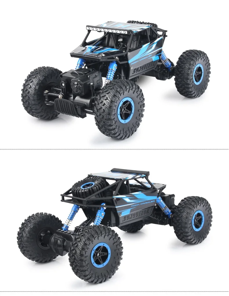 Радиоуправляемый автомобиль 4WD Rock Crawlers 4x4 вождение автомобиля двойные двигатели привод Bigfoot автомобиль пульт дистанционного управления модель внедорожника игрушка