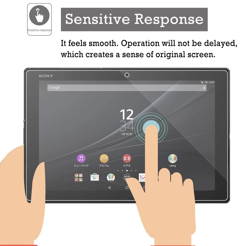 9H Твердость Премиум Закаленное стекло протектор экрана для sony Xperia Z4 Tablet 10," против царапин Закаленное стекло Защитная пленка