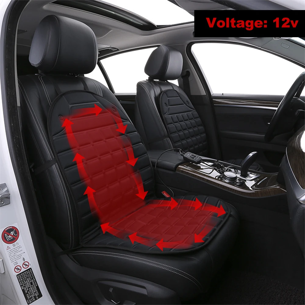 12V подушка для автомобильного сиденья с подогревом зимняя подогревом|Чехлы на