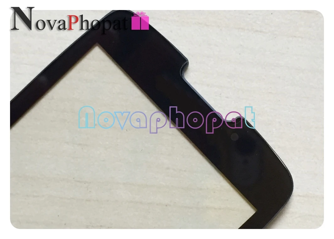 Novaphopat для Philips Xenium X5500 Стекло Объектив экран черная панель запасные части 3 шт./лот