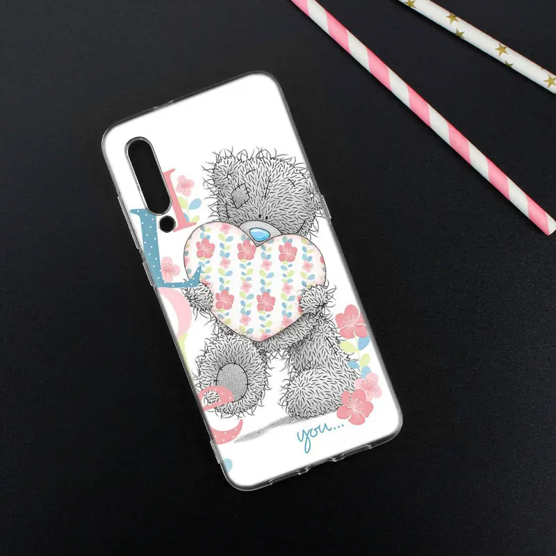 Милый мультяшный мягкий чехол Я к вам медведя для Xiaomi Pocophone F1 9T 9 9SE 8 A2 Lite A1 Mix3 Redmi K20