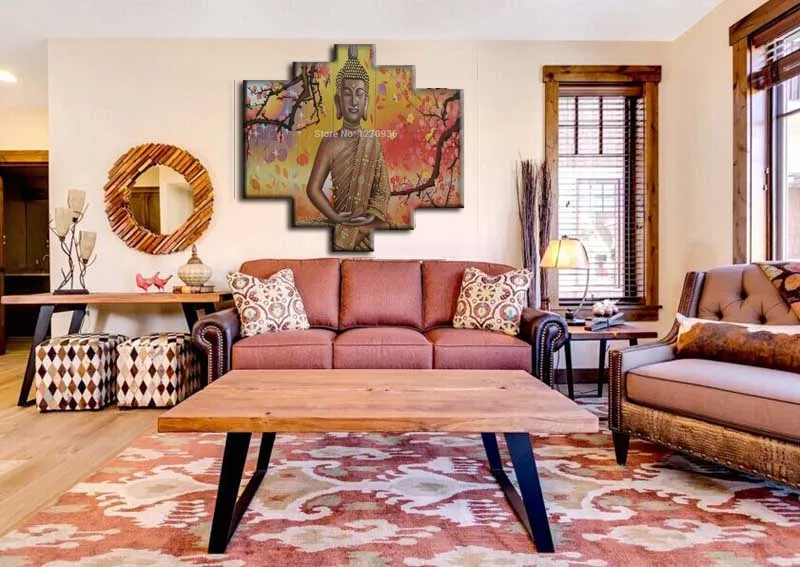 Цена по прейскуранту завода 5 шт. ручная работа Высокое качество будда картина