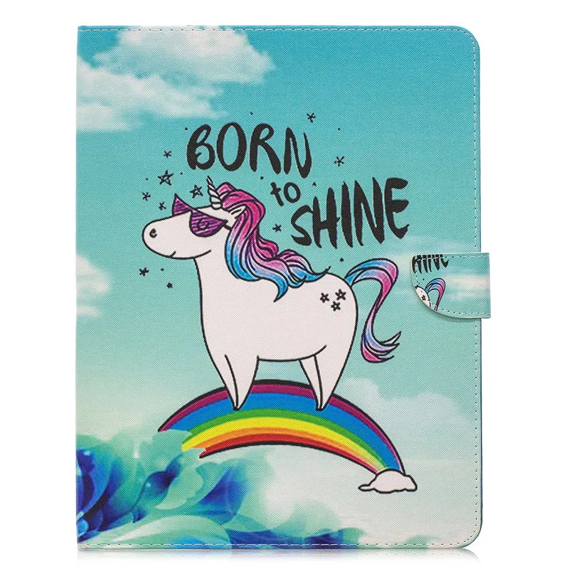 Unicorn Милый Кот Единорог щенок Бабочка крышка планшета для iPad Pro 12,9 сумка стоячий пенал оболочка для iPad Pro 12,9 чехол+ подарок - Цвет: Unicorn