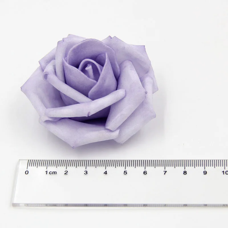 20 шт./лот 6 см окрашивание пены искусственный бутон розы Свадебное Оформление