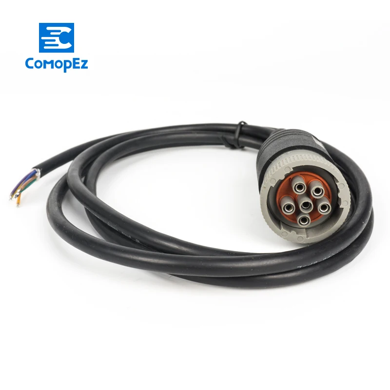 Кабель Tuck гнездовой J1708 (6pin) для открытого конца 1 фут 6 контактный провод