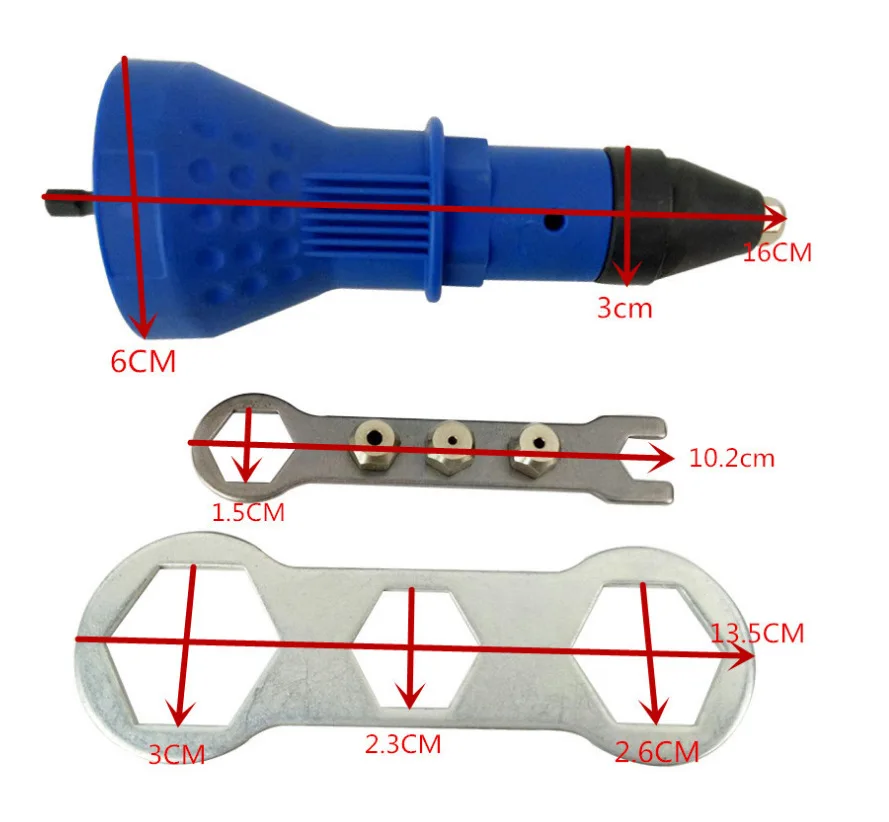 Электрическая дрель заклепочная гайка инструмент адаптер беспроводной пистолет