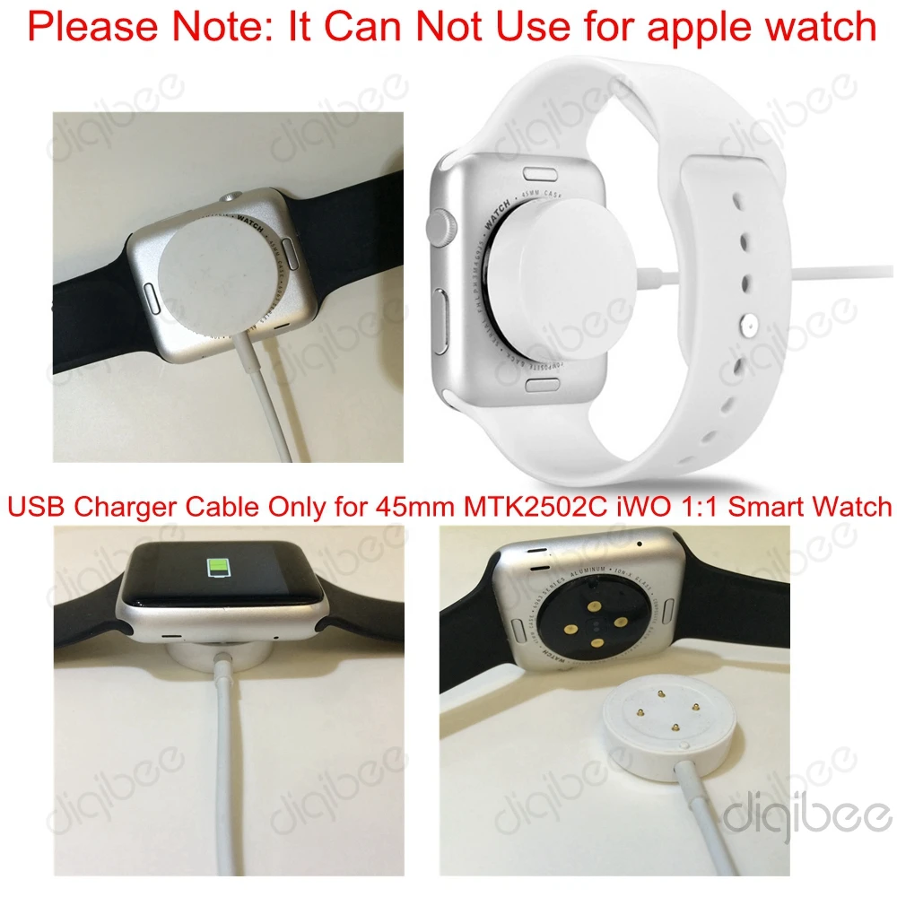 Новый IWO Смарт-часы Зарядное устройство кабель USB для зарядки MTK2502C 1:1 (Примечание: