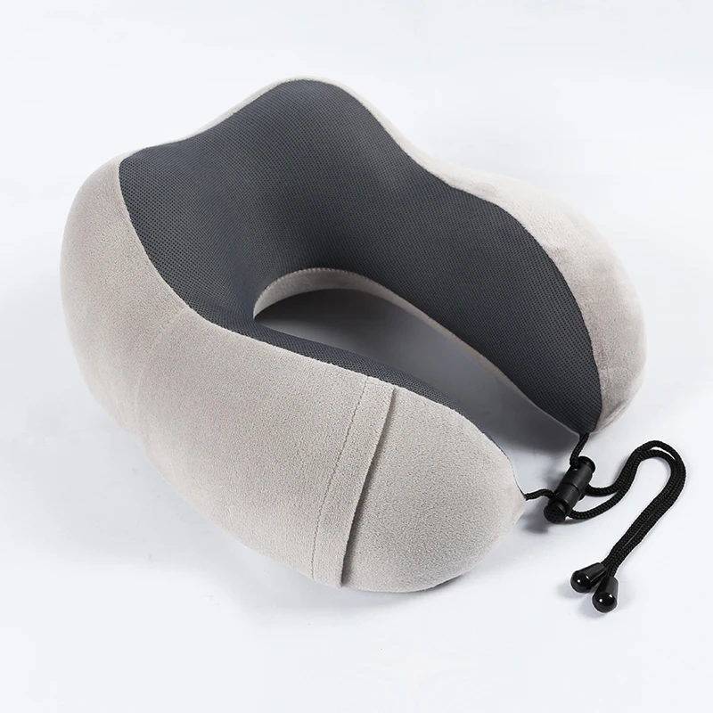 U-shape Memory Foam мягкая Шейная подушка отскок медленное пространство дорожная подушка для шеи здоровье LBShipping - Цвет: Grey