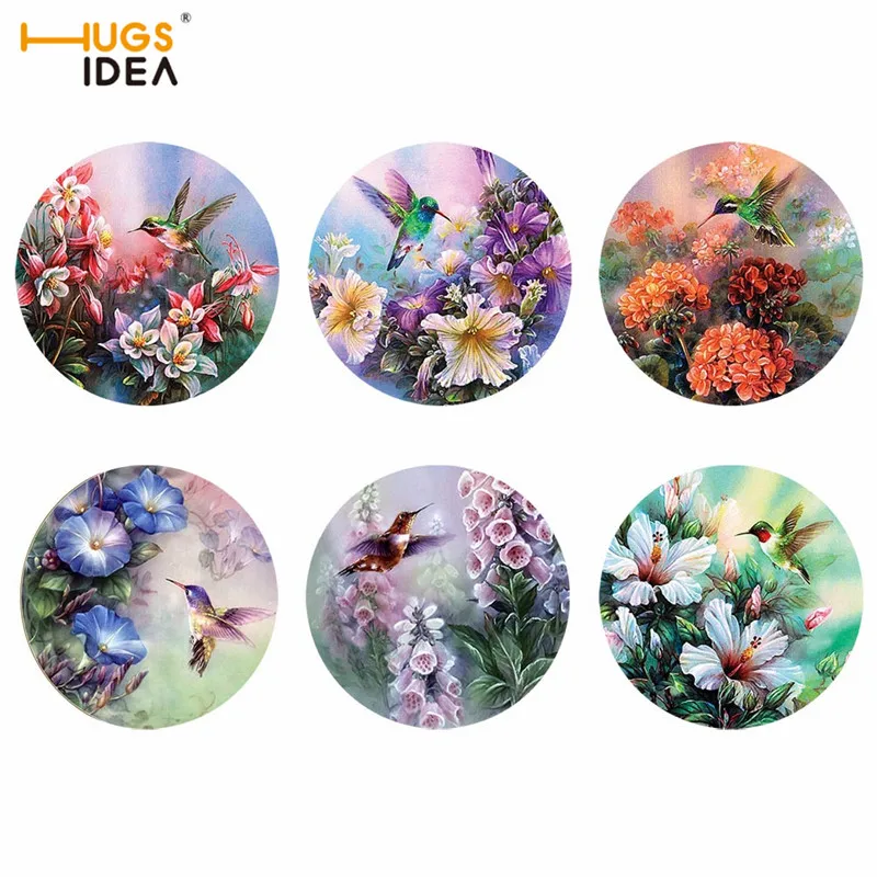 HUGSIDEA 3D подставки под столовые приборы в цветочном и птичьем стиле Домашняя мода