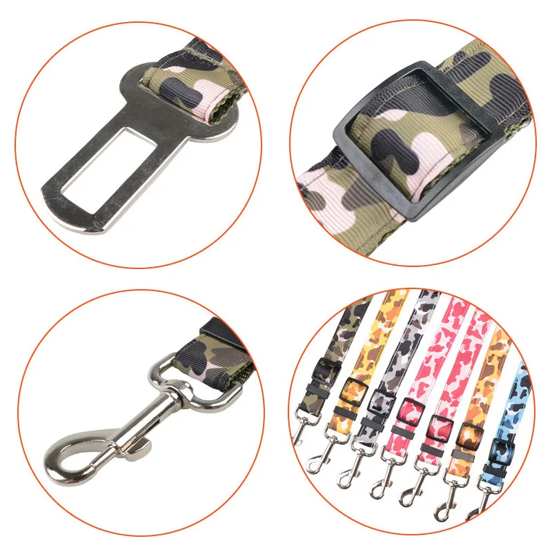 Ремень безопасности для домашних животных эластичная Автомобильная веревка