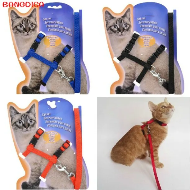 1 шт. нейлоновая поводок для собак и кошек|cat harness|cat harness and leashcat leash |