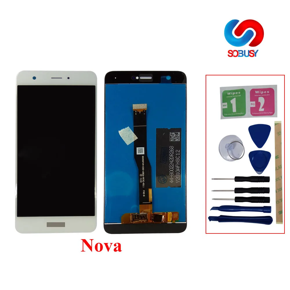 Новый ЖК дисплей для Huawei Nova CAZ AL10 CAN L01 L11 L02 L12 L03 L13 кодирующий преобразователь