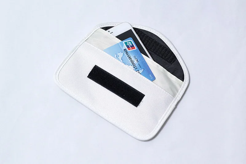 White GSM 3g 4G LTE gps RF RFID чехол, блокирующий сигнал, защита от радиации, автомобильные ключи, Чехол-Кошелек, Чехол для мобильного телефона 6 дюймов - Цвет: White