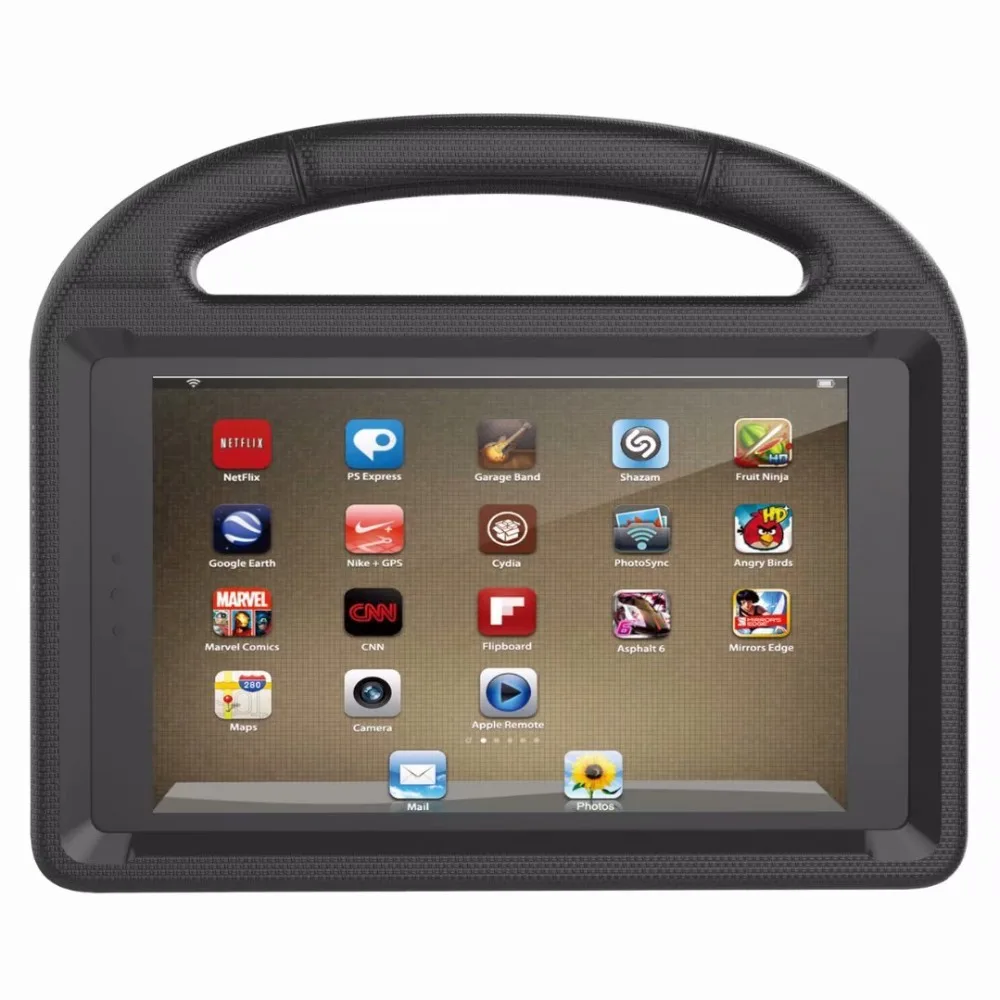 Чехол для Amazon Kindle Fire HD8 2016/2017 EVA пена защита от ударов Футбол узор ручной Стенд
