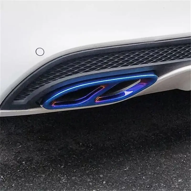 Накладка на заднюю крышку выхлопной трубы для Mercedes Benz C E Class GLC GLE GLS W205 W212 X253 W292 X166