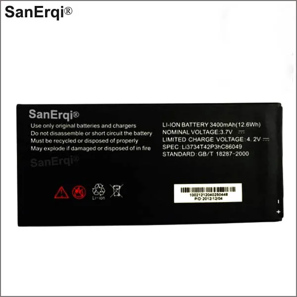 3 7 В 3400 мАч Li3734T42P3hC86049 аккумулятор для ZTE V9 V9e T9 V9C + V9A