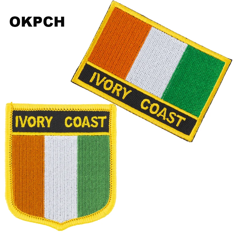 ARUBA Флаг патч 2 шт набор патчи для одежды DIY украшения PT0236-2