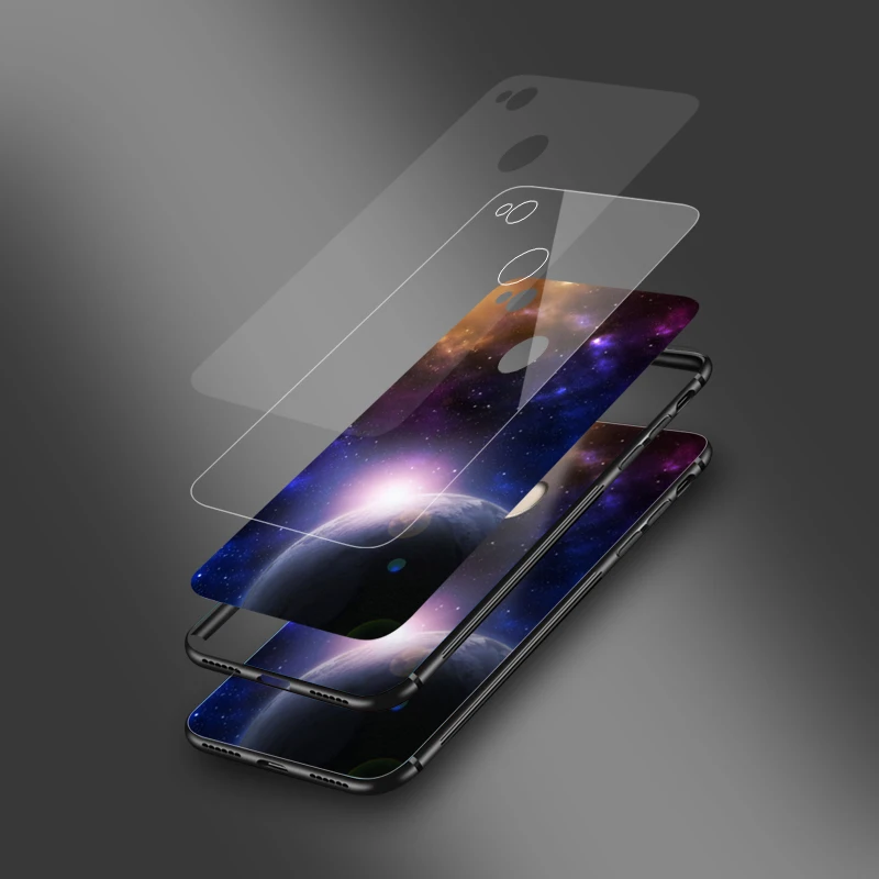 MRGO Tempered Glass Case for Xiaomi Redmi 5 Plus Note Pro Silicon HD Coque Mi A1 5X Cover 4X |