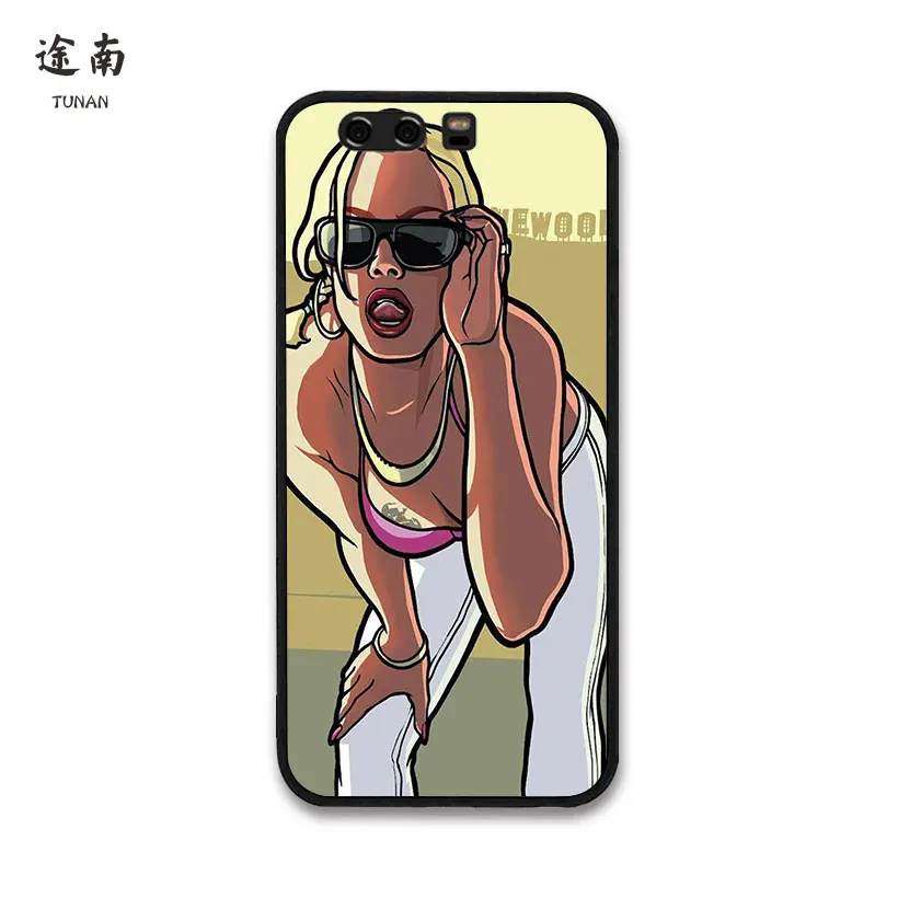 Игра GTA san andreas Бесплатный чехол для HUAWEI P10 Lite P20 nova 2 mate 8 9 10 pro крутая спортивная