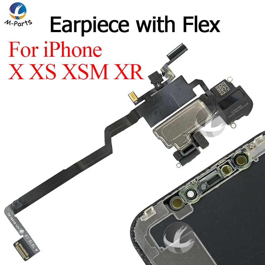 Оригинальный динамик с гибким шлейфом для iPhone X XS XSM XR 11 11P Pro Max ленточный кабель в