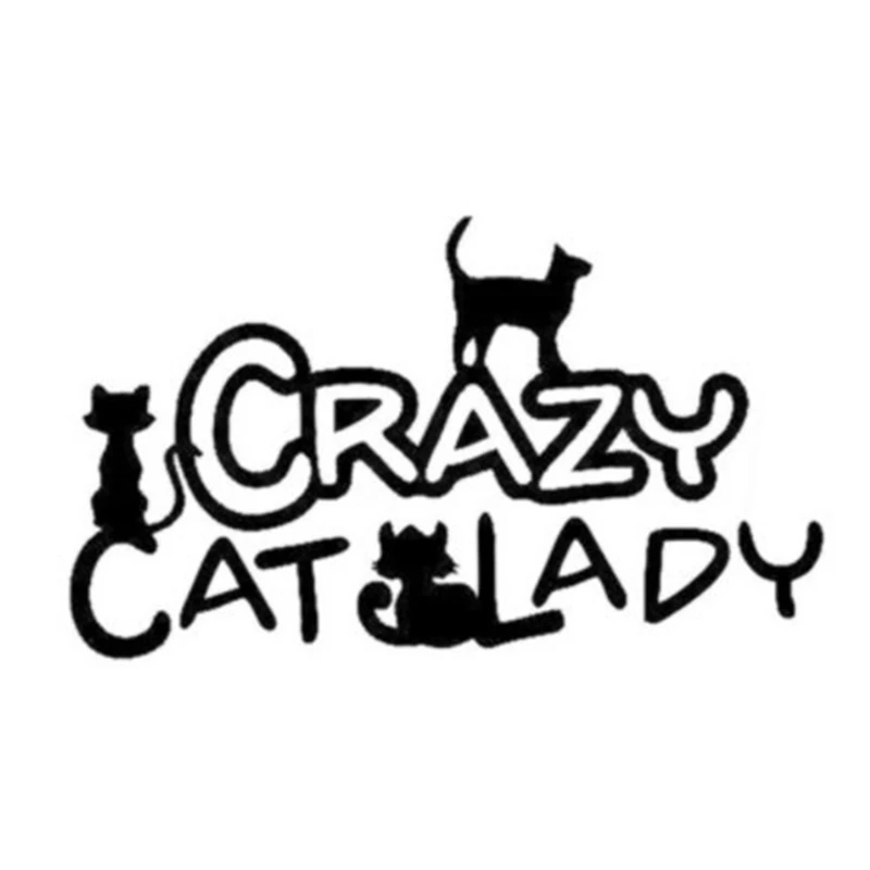 Happy Madness Lady Car Window Tag Glass Wall Door Vinyl Decal Decor Rear Sticker | Автомобили и мотоциклы