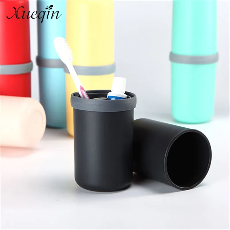

Mrosaa Wash Accessories Portable Toothbrush Wash Cup Toothpaste Boxes Handy Travel Toothbrush Toothpaste Organizer Holder