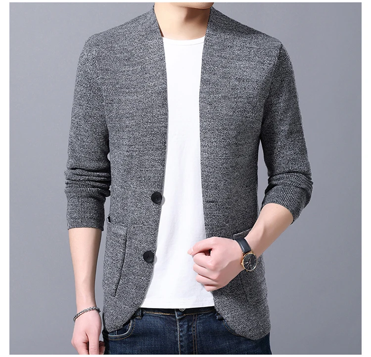 Мужская повседневная куртка с круглым вырезом однотонная приталенная