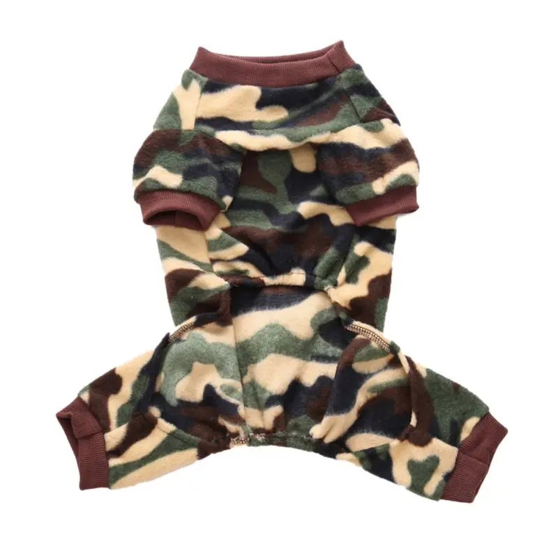 Pet Dog Camouflage Clothes Apparel Shirts Outerwear Jumpsuit Four leg Pajamas For Small Dogs Puppy Chihuahua Product | Дом и сад