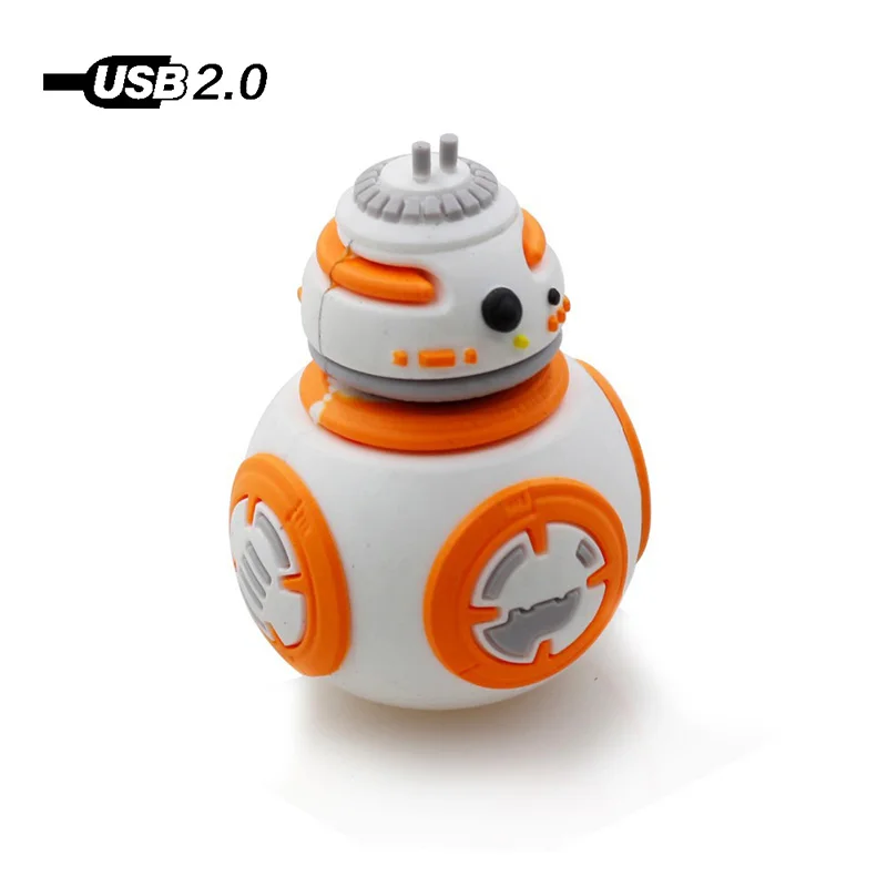 BB8 Usb флеш накопитель с мультипликационным принтом U 128 Мб 4 ГБ 8 16 32 64 ГБ|USB