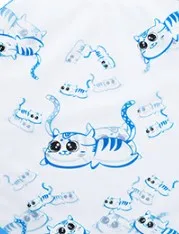 XXL blue Cute Cat Transparent Cosmetic Bag Travel Makeup Case Women Drawstring Bath Organizer Storage Pouch Toiletry Wash Beaut Kit - Цвет: XXL blue