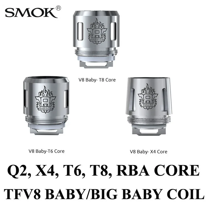 Сердечники для электронных сигарет SMOK TFV8 BABY Coil Alien AL85 G150 Gx2/4 G320 Core G-priv T Priv Stick V8 Big S002