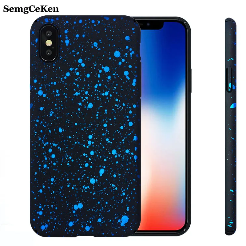 Чехол SemgCeKen для apple iphone X 10 3d блестящий защитный роскошный оригинальный жесткий
