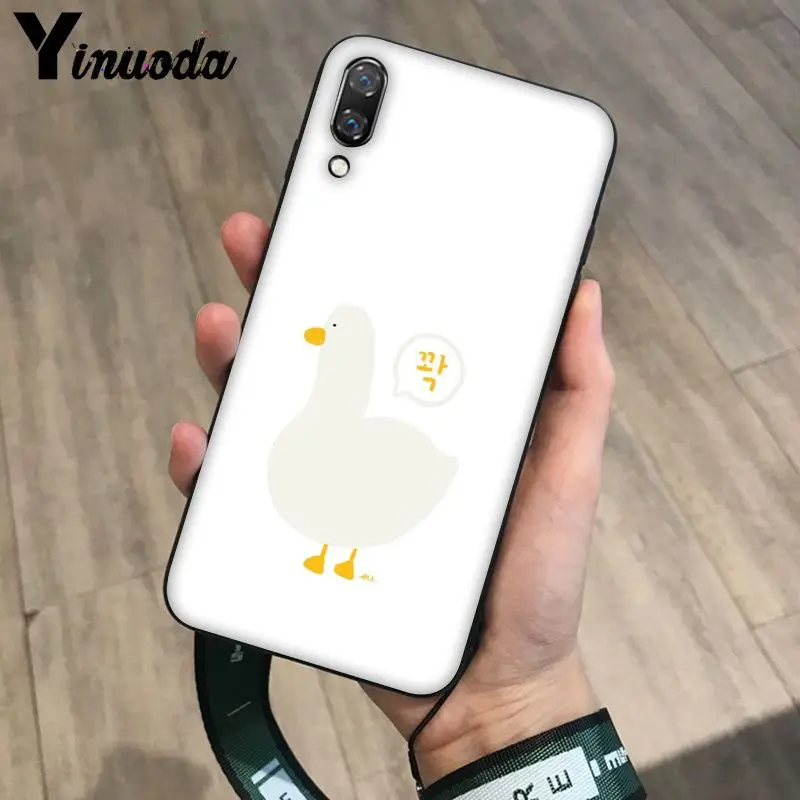 Yinuoda милый черный ТПУ Мягкий силиконовый чехол для телефона Huawei Mate9 10 Mate10 Lite P9 P10 Plus