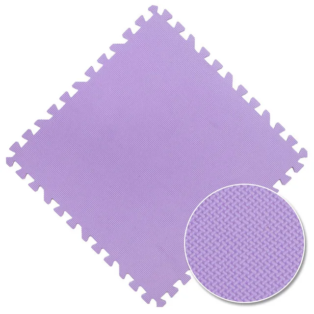 purple 30*30 см детская пена EVA головоломки игровой коврик Детские игрушки ковер безопасность вашего ребенка в детской комнате для ползания и игр Игрушки 9-Цвет - Цвет: purple