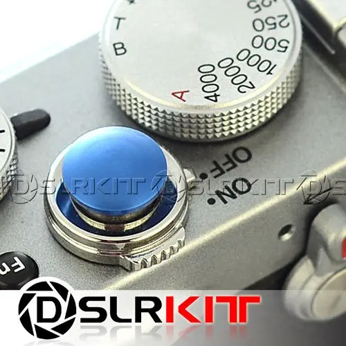 Синяя мягкая Кнопка высвобождения для Leica Contax Fujifilm X100 Размер: S|release button|soft release