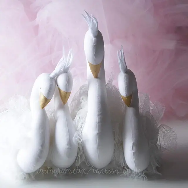 Новинка 2018 модная детская подушка для сна в виде лебедя с короной украшение