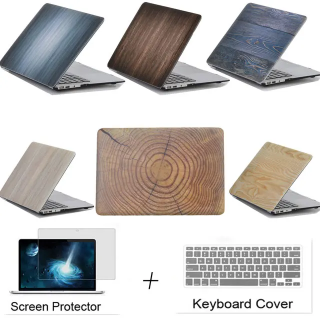 Матовый Жесткий чехол с принтом дерева для Apple Macbook Air 11 12 13 Pro 15 Touchbar A1706 A1707 A1708 Retina