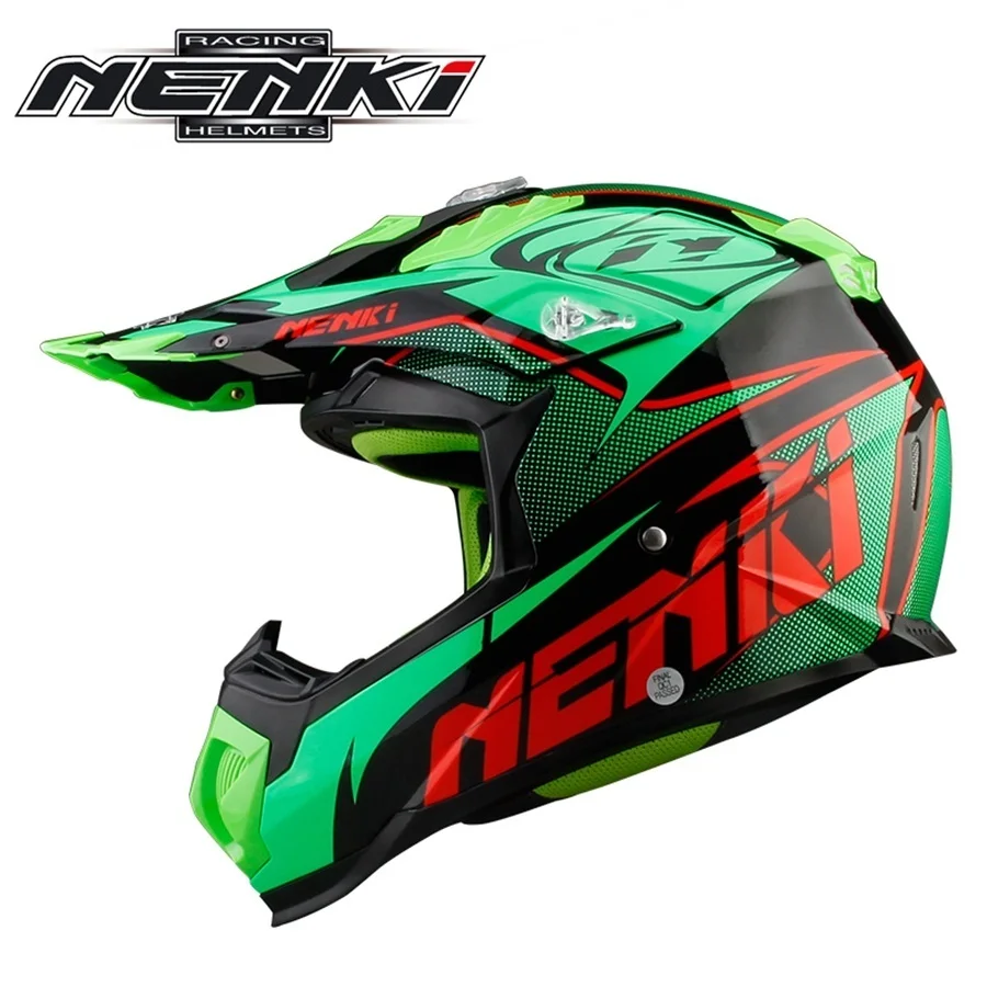 17green red 1 шт Полнолицевые точечные мотокроссы для мотоцикла ATV Шлемы capacete casco MX шлемы для внедорожных гонок мотоциклетный шлем - Цвет: 17green red