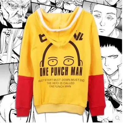 Новинка Лидер продаж косплей Сайтама из аниме ONE PUNCH MAN cos весенне осенние желтые