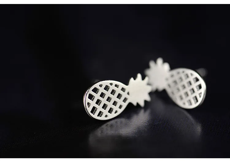 Fashion Hollow Pineapple Shape Stud Earrings For Women Casual Style Girl Earring Gifts EH601 | Украшения и аксессуары
