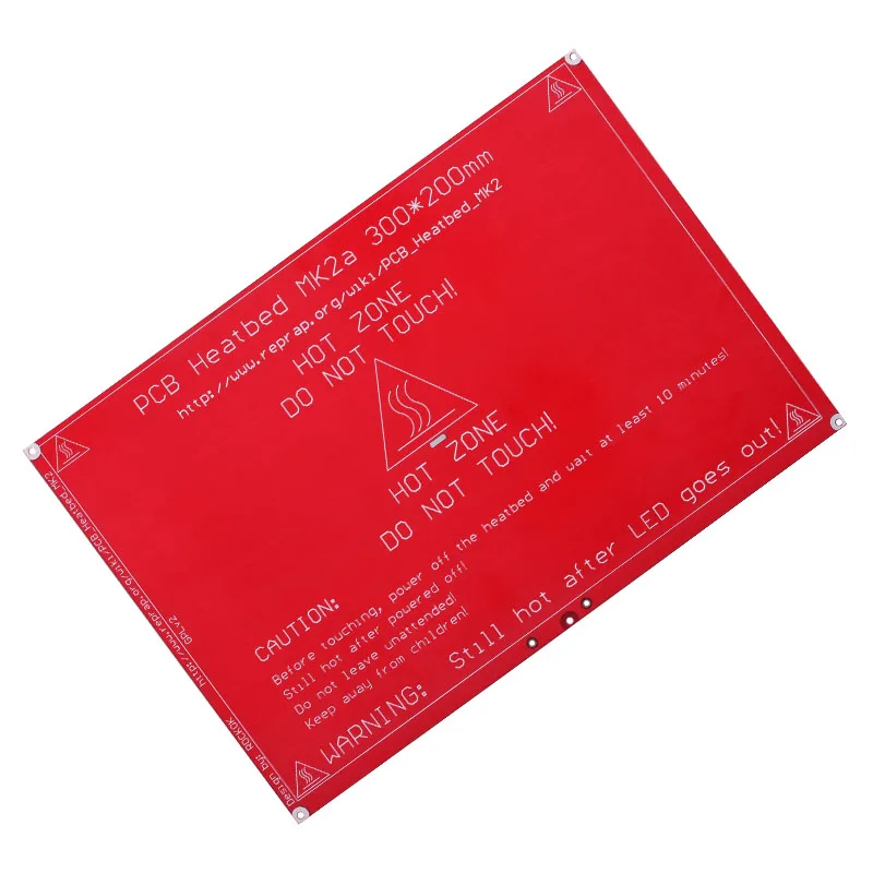 MK2A 300*200*2 0 мм RepRap RAMPS 1 4 тепловой стол со светодиодным резистором и кабелем для 3D