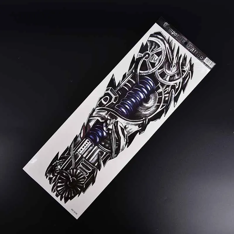 Переводные татуировки наклейки на тело Временные рукава дизайн полная рука