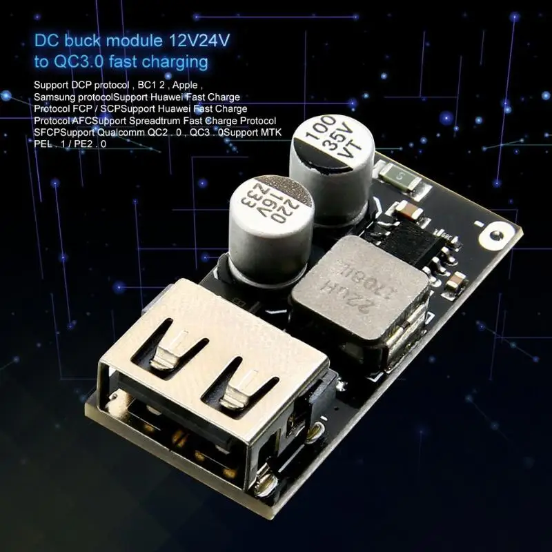 Новый USB DC-DC понижающий преобразователь зарядная плата светодиодный питания