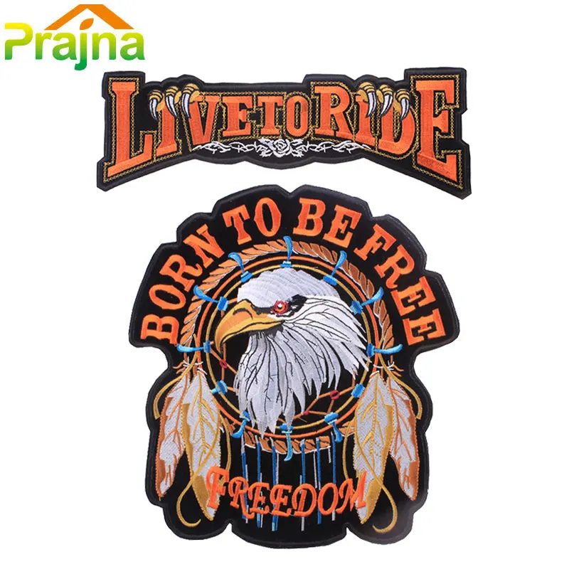 Комплект из 2 предметов в виде черепа и буквенным принтом патч Байкер Утюг на